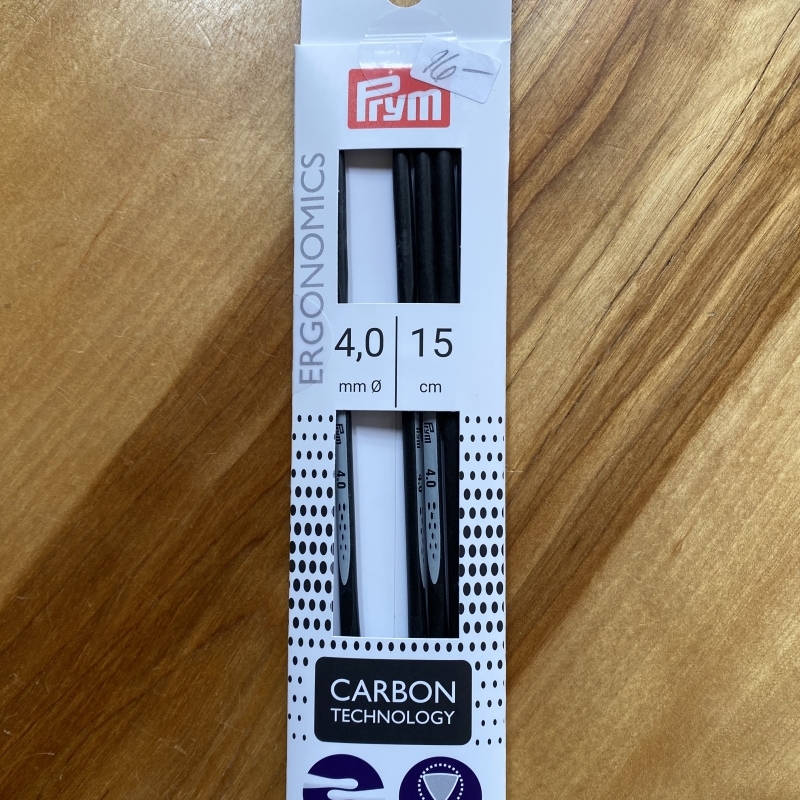 Prym Ergonomic Carbon 4mm DPN’s