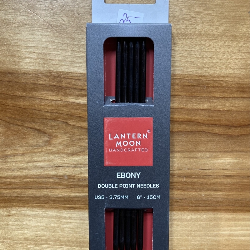 Lantern Moon HandCrafted Ebony 3.75mm DPN’s