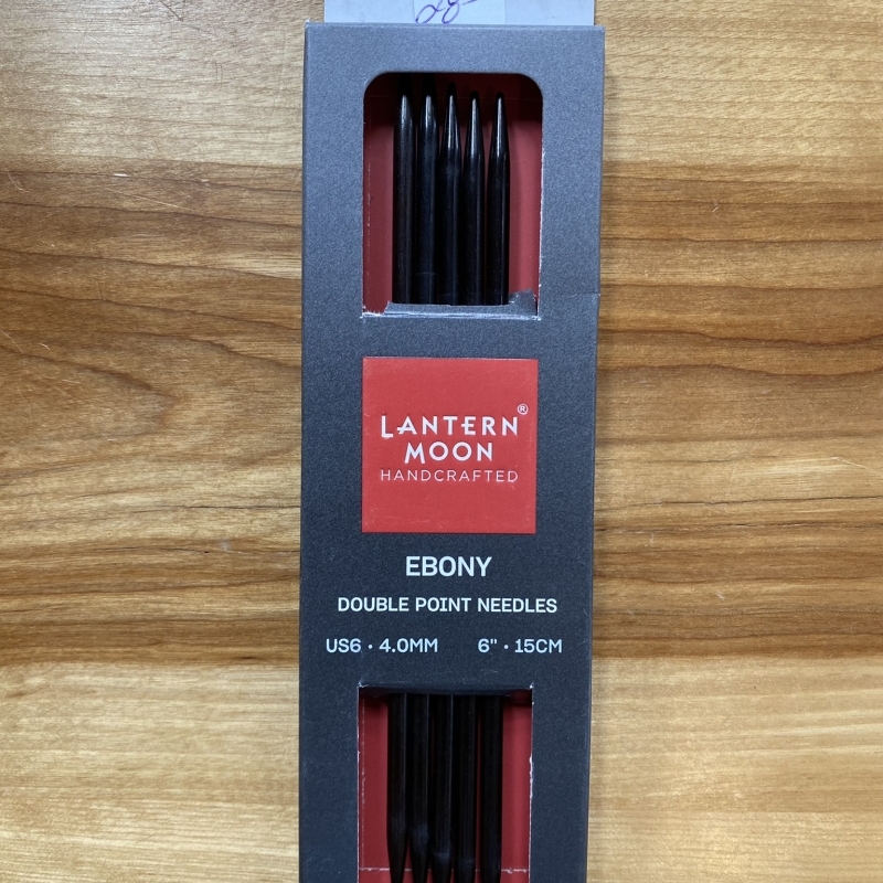 Lantern Moon HandCrafted Ebony 4mm DPN’s