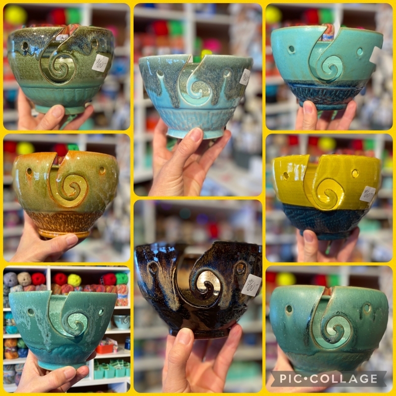 Soothing Pottery Yarn Bowls to add Color to your Knitting Days